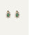 Emerald Gold Studs