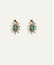 Emerald Gold Studs