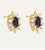 Sapphire Gold Studs