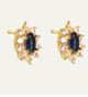 Sapphire Gold Studs