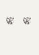 Heart Silver Studs