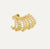 Seashell Gold Studs