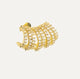 Seashell Gold Studs