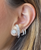 Triple Whisper Silver Stud