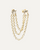 Triple gold stud chain