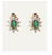 Emerald Gold Studs