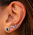 Sapphire Silver Studs