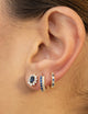 Maxi Sapphire Gold Studs