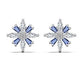 Lotus Emerald Silver Studs