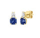 Dune Sapphire Gold Studs