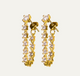 STUD ZIRCON CHAIN GOLD
