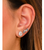 Turquoise Crawler Studs Silver