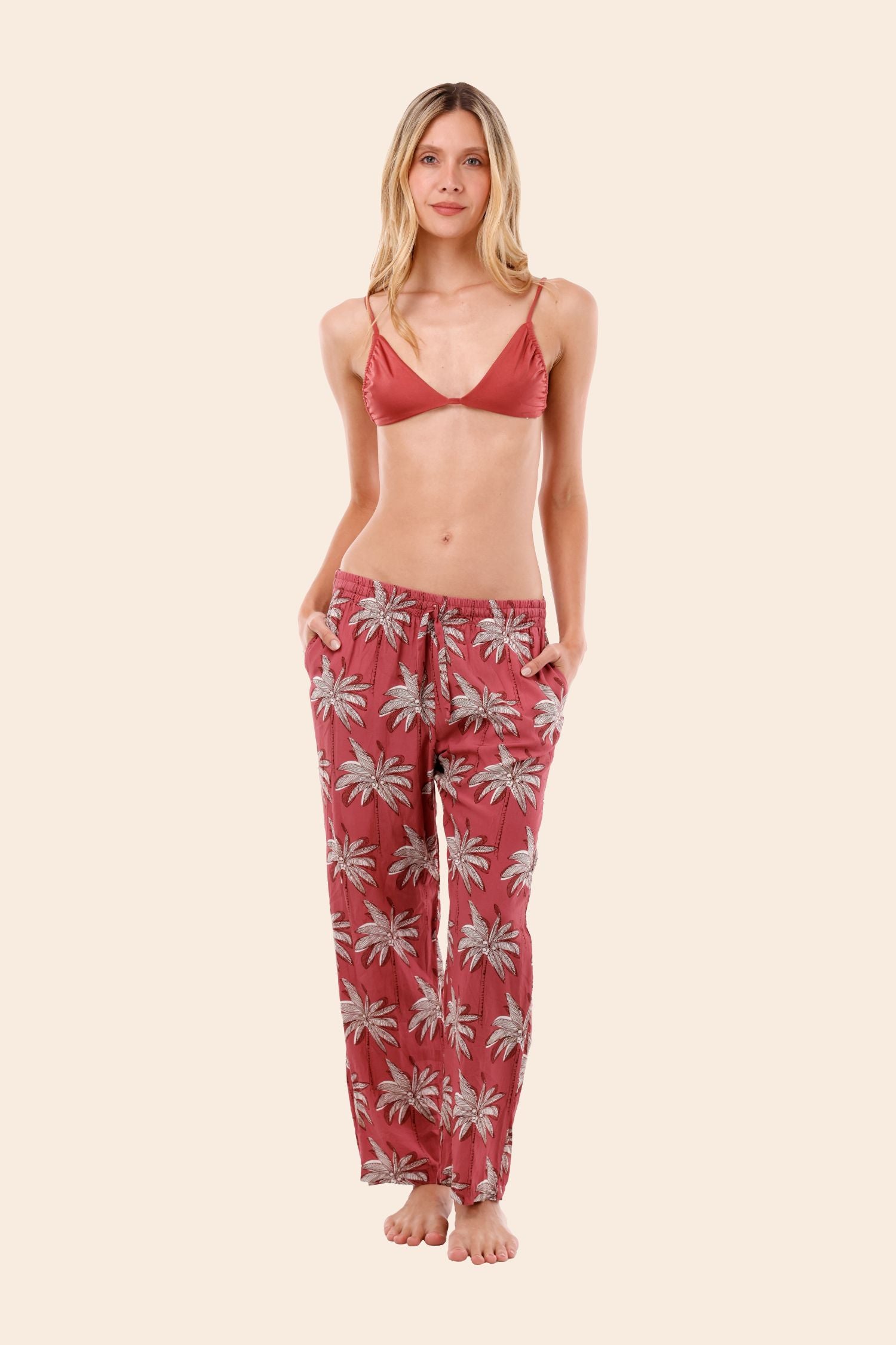 Tropical Wine Duks Pants