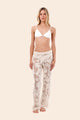Ivory Crochet Icon Pant
