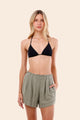 Serenity Green Linen Vento Short