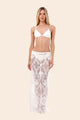 Ivory Encaje Sleek Skirt