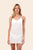 WHITE SILKEN SLIP DRESS