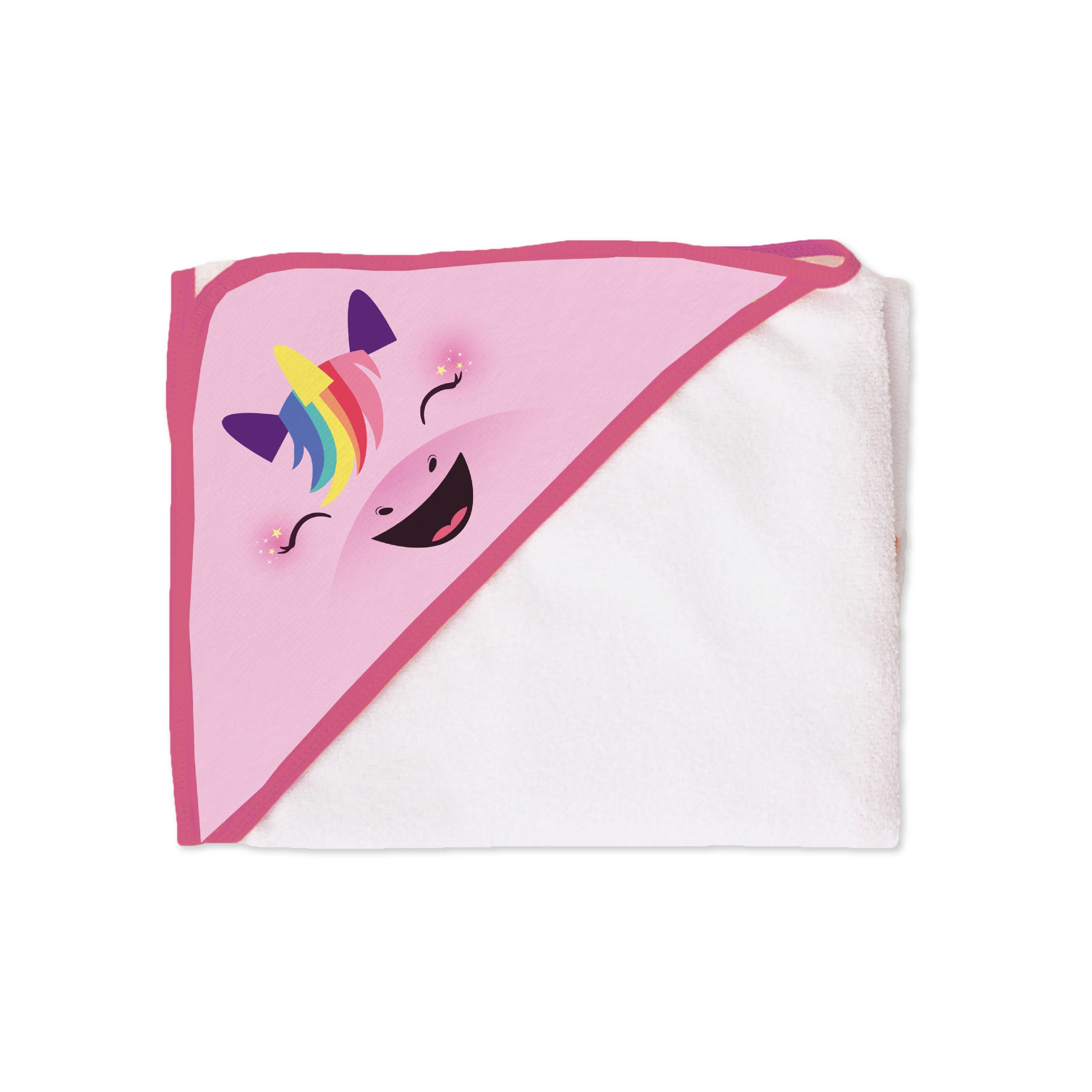 TOALLA BEBE CARA UNICORNIO SUBLIMADA