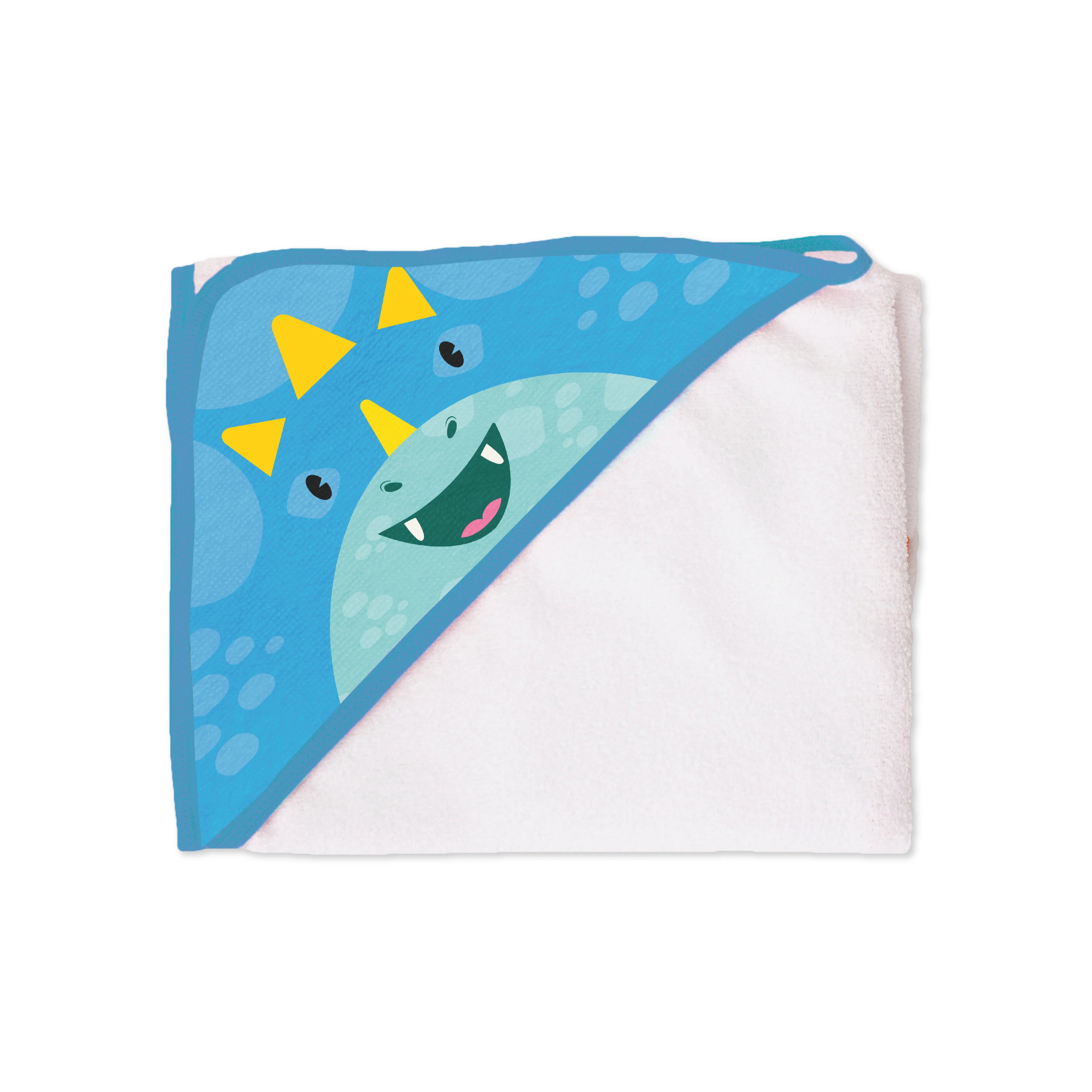 TOALLA BEBE CARA DINOSAURIO SUBLIMADA