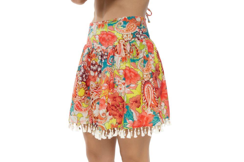 FALDA CON FLECO EN BASE