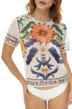 CAMISA EN TULL CORTE AMPLIO LOCALIZADO