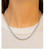 Turquoise Silver Tennis Necklace