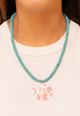 Turquoise & Maxi Shell Necklace
