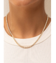 Mini Tennis Necklace Gold