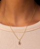 Rubi Charm Necklace Silver