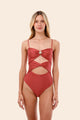 Fabed Rose Wavelet One Piece