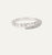 Claw Silver Zircon Ring