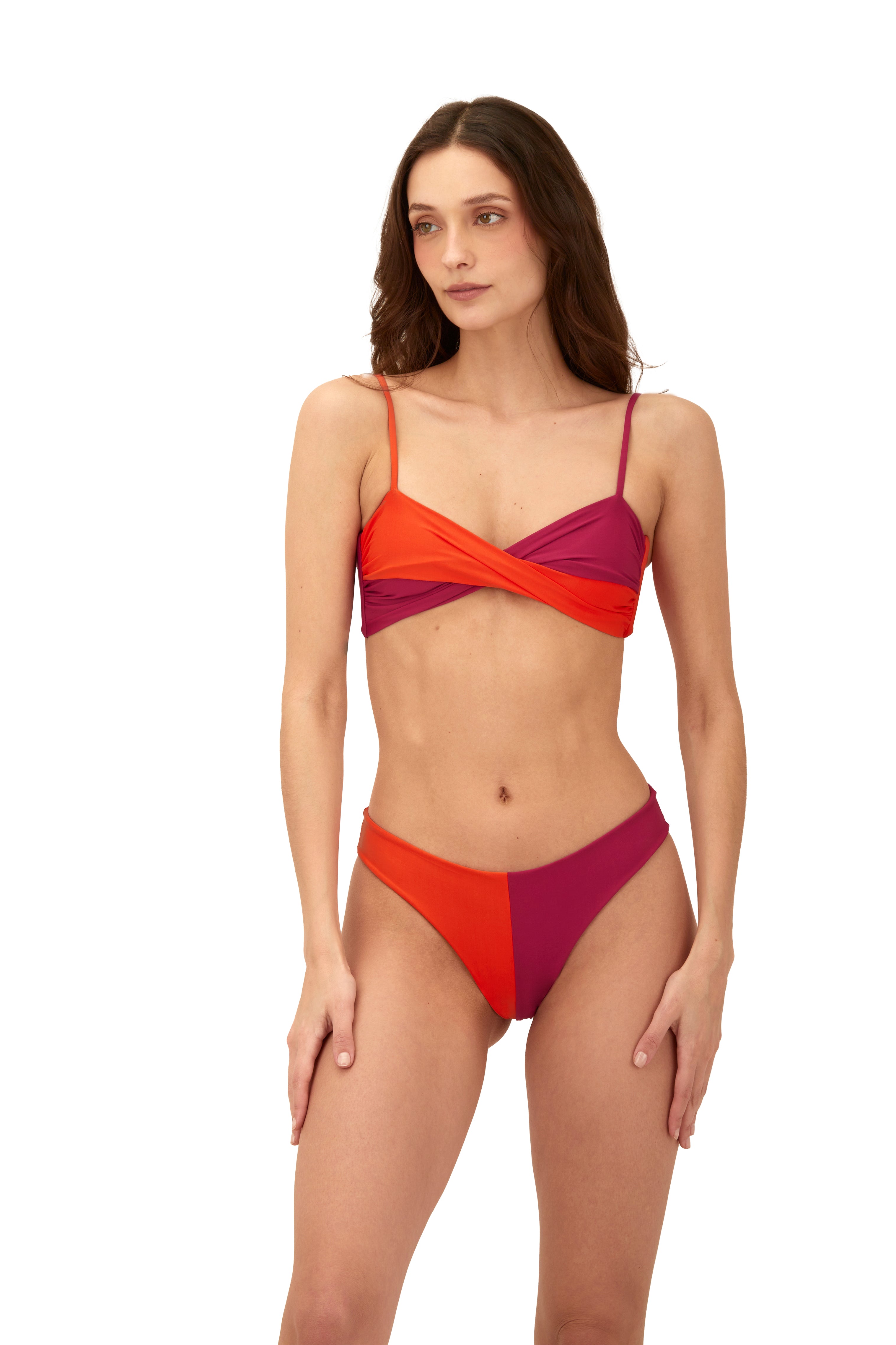 Brisa Tangerine Color Blend Marea Top