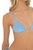 Top Triángulo Azul cristalino Sparkly