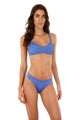 TEXTURED WAFFLE SUNNY BLUE MAJESTIC TOP