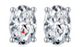 Oval Silver Studs