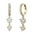 Maxi Solitaire Zircon Silver Hoops
