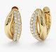 Sunbeam Zircon Gold Hoops