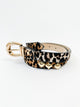 CINTURON CORAZON ANIMAL PRINT LEOPARDO