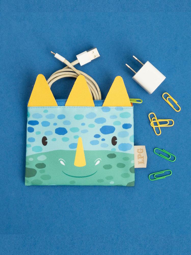 MONEDERO CON OREJAS DINOSAURIO