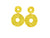 ARETES ABANICO X2