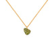 COLLAR CADENA ORO PERIDOTO