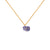 COLLAR CADENA ORO TANZANITA | WISH | Joyería | Casatrece Colombia