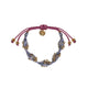 PULSERA SIARA MORADA CON AZUL